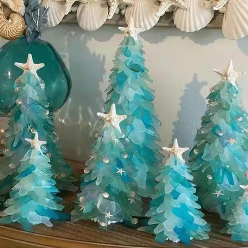 Ocean Whisper™ Zeeglas Hars Kerstboom Decoratie (1+1 Gratis)