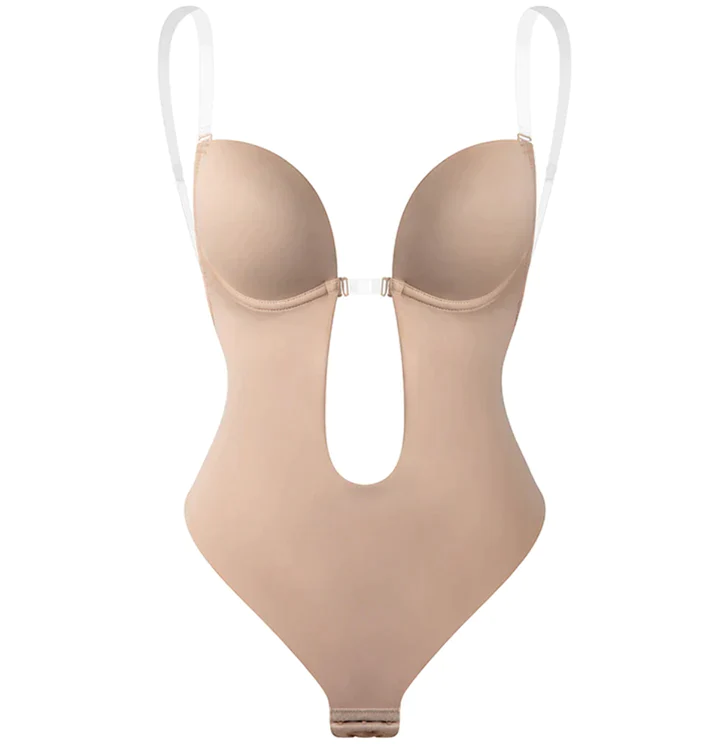 Rosa Body Shaper | Naadloze Bodysuit Met Open Rug 1 + 1 Gratis