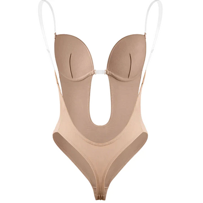 Rosa Body Shaper | Naadloze Bodysuit Met Open Rug 1 + 1 Gratis