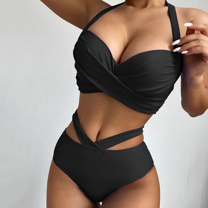 Sneldrogende High Waist Bikini!