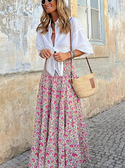 Casual Blouse met Halve Mouwen