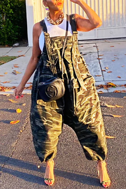 Urban Camo™ Overmaat Camouflage Jumpsuit