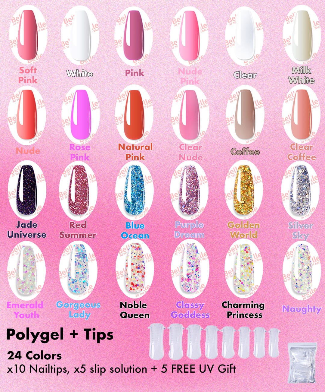 Linnea™ - Polygel Eenvoudige Nagelset (50% KORTING)
