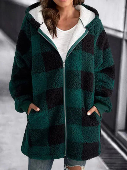 Modioza | Destiny Oversized Plaid Jacket