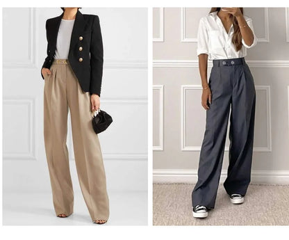 Lieke | Damesbroek met wijde pijpen