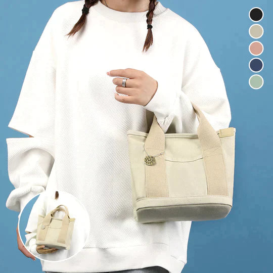 PerfectBag | Canvas handtas met grote inhoud