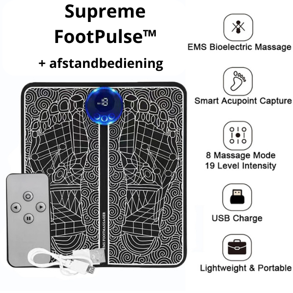 Supreme FootPulse™ Behandel pijnklachten, en stimuleer vetverbranding!