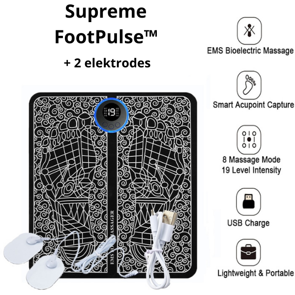 Supreme FootPulse™ Behandel pijnklachten, en stimuleer vetverbranding!
