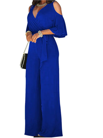 FlashyFlare™ Jumpsuit met riempje