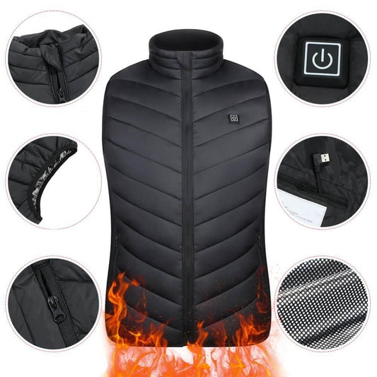 Verwarmde Bodywarmer | Elektrische warmte