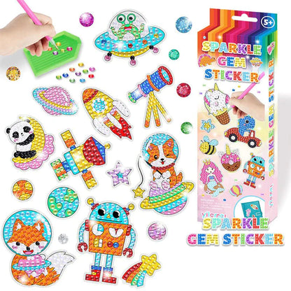 KidsCartoon™ - Diamanten plakkende schilderijen voor kinderen