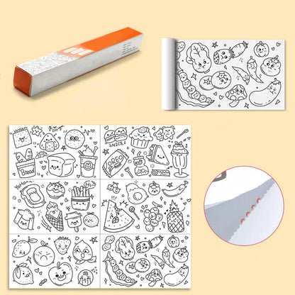 Kidsroll™ XXL kleurplaat - Eindeloos tekenplezier!