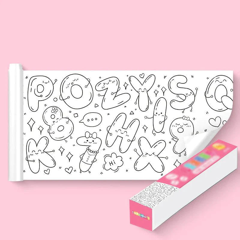 Kidsroll™ XXL kleurplaat - Eindeloos tekenplezier!