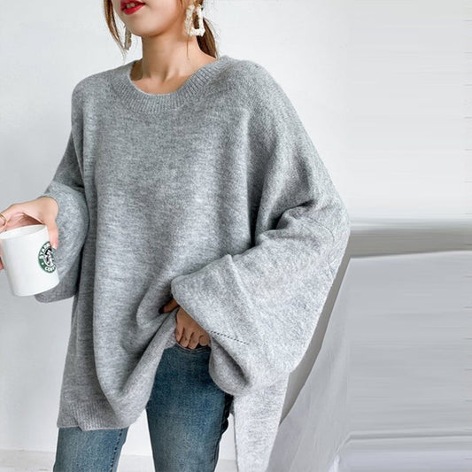 Ginevra™ - Baggy  grijze trui