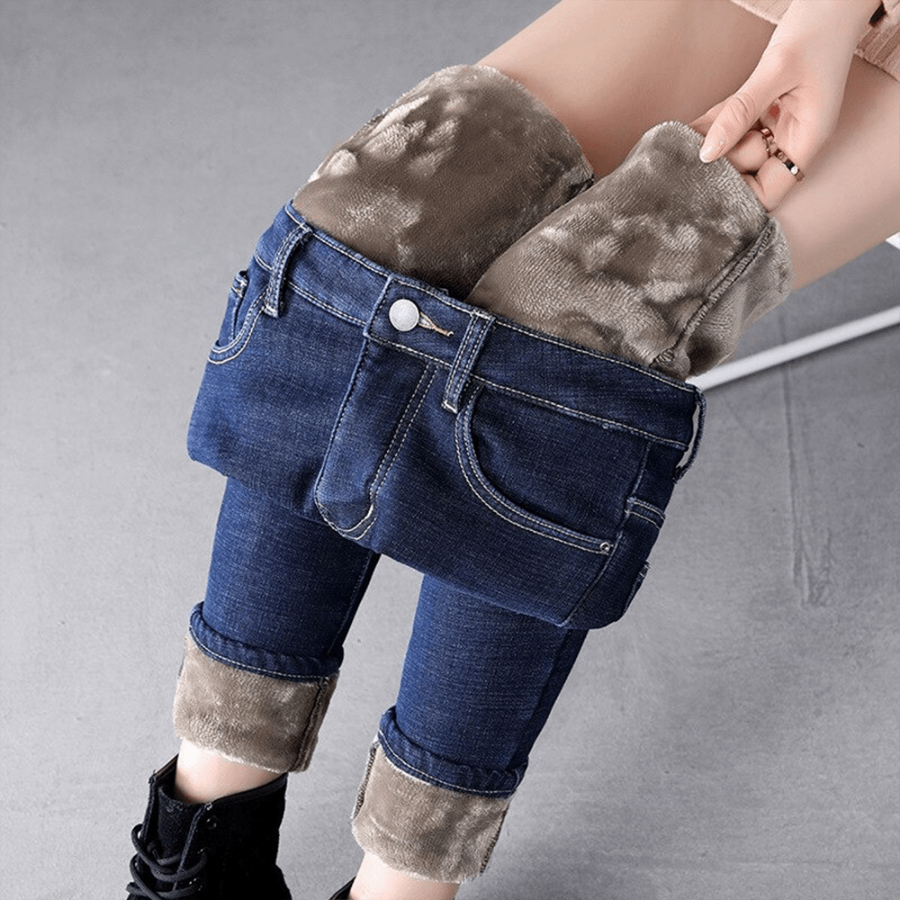 Katya™ Warme Fleece Jeans (50% Korting)