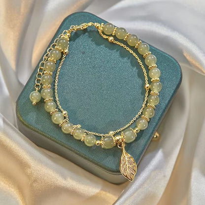 GlamBracelet™ | Gouden Jade Armband (1+1 GRATIS)