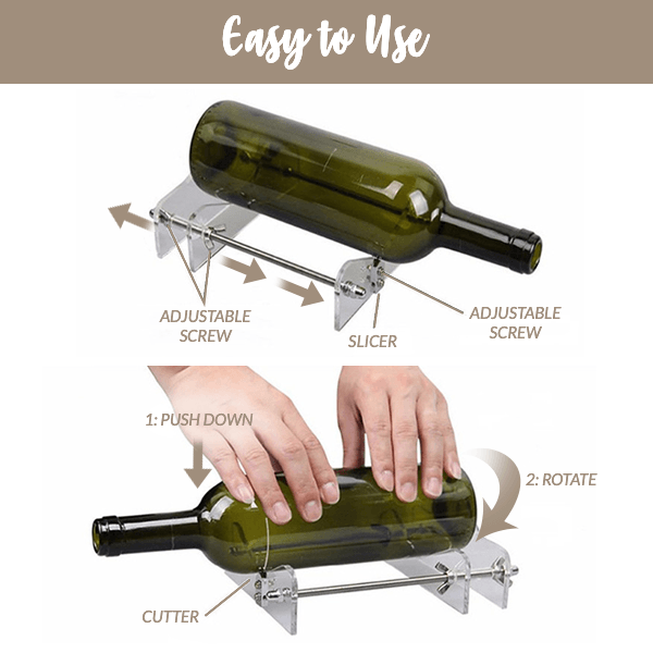 <b>Glass Bottle Cutter™ - Maak je eigen creaties!</b>