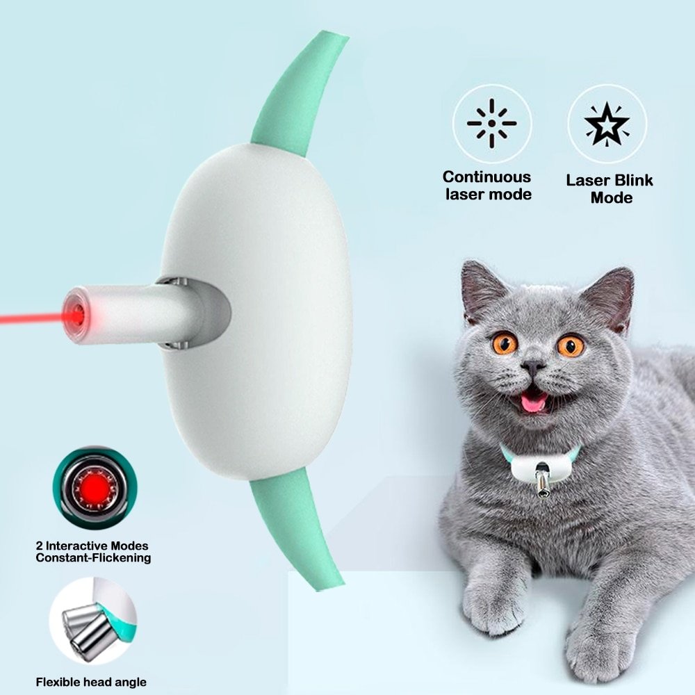 SmartCollar™ Kattenspeelgoed - Halsband met ingebouwde laser