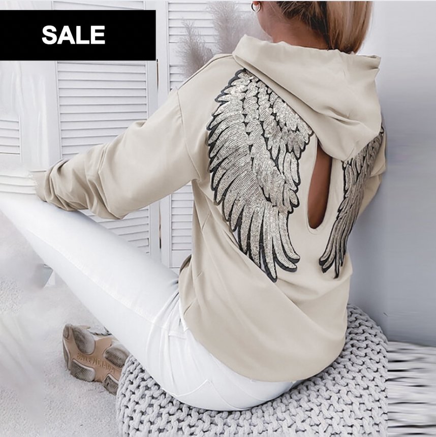 Sofia&Aurora™ - Hoodie met Vleugels