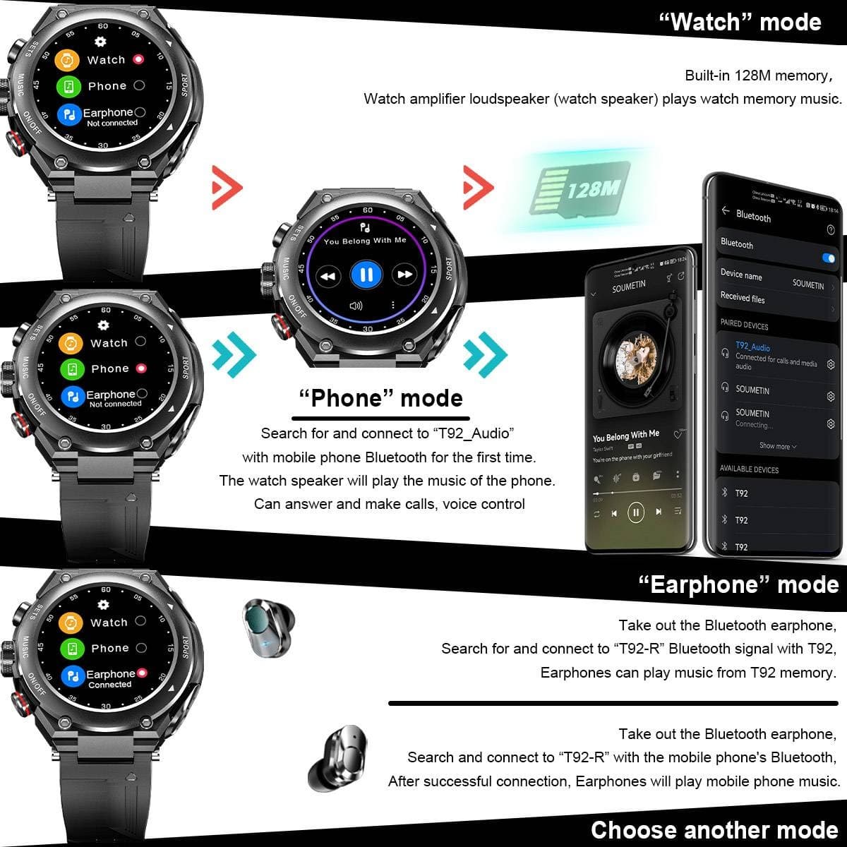 Nieuwe Generatie Helmes™ Smartwatch + Gratis Oordopjes (50% Korting)