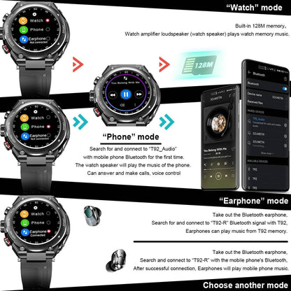 Nieuwe Generatie Helmes™ Smartwatch + Gratis Oordopjes (50% Korting)