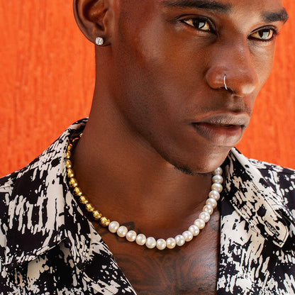 Trendy Stoere Natuurlijke Verswater Parelketting