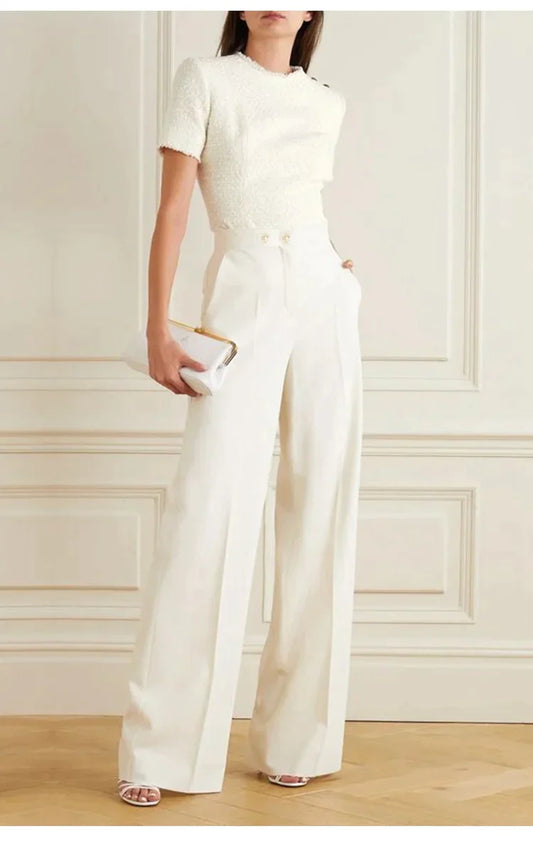 Lieke | Damesbroek met wijde pijpen