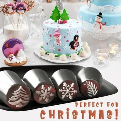 CakeyArt™ - Kerst Taartspuitmond Set (50% KORTING)